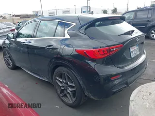 2018 Infiniti QX30 with VIN SJKCH5CP5JA043060, listed as a IAAI auction lot 41866956 with 78,735 mi miles. Bid and sale history available at carsss.com. Image 3.