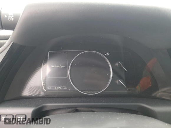 2022 Lexus ES 250 with VIN 58AD11D13NU009089, listed as a Copart auction lot 59532615 with 43,248 mi miles and Salvage title. Bid and sale history available at DreamBid. Image 9.
