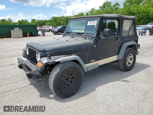 2004 Jeep Wrangler SE with VIN 1J4FA29124P796031, listed as a Copart auction lot 56875525 with 239,488 mi miles and Clean title. Bid and sale history available at DreamBid. Image 1.