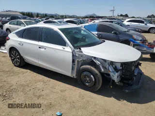 2024 Honda Civic EX-L z VIN 19XFL1H71RE010212, wystawiony jako Copart lot #54681695 z przebiegiem 12 221 mil mil oraz Szkoda całkowita • Salvage title. Historia ofert i sprzedaży dostępna na DreamBid. Obrazek 4.