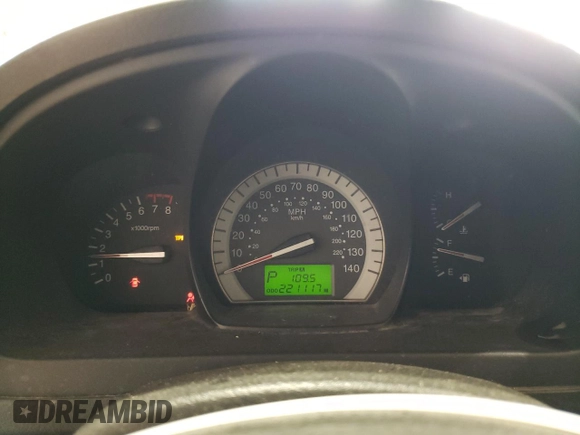 2007 Kia Spectra with VIN KNAFE161775008415, listed as a Copart auction lot 76591404 with 221,117 mi miles and Clean Title. Bid and sale history available at carsss.com. Image 9.