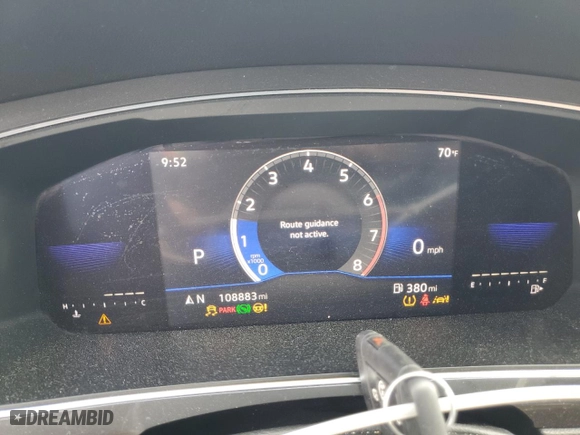2022 Volkswagen Tiguan SE with VIN 3VV3B7AX1NM145288, listed as a Copart auction lot 49283115 with 108,883 mi miles and Salvage Title. Bid and sale history available at carsss.com. Image 9.