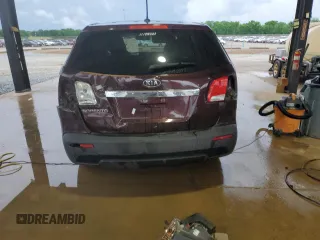 2013 Kia Sorento LX with VIN 5XYKT3A16DG396587, listed as a Copart auction lot 54019075 with 80,051 mi miles and Salvage title. Bid and sale history available at DreamBid. Image 6.