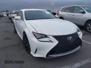 2018 Lexus RC with VIN JTHHZ5BC1J5018037, listed as a IAAI auction lot 41696156 with 122,061 mi miles. Bid and sale history available at carsss.com. Image 1.