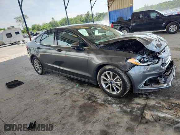 2017 Ford Fusion SE with VIN 3FA6P0H76HR395830, listed as a Copart auction lot 60358345 with Not provided miles and Salvage title. Bid and sale history available at DreamBid. Image 4.