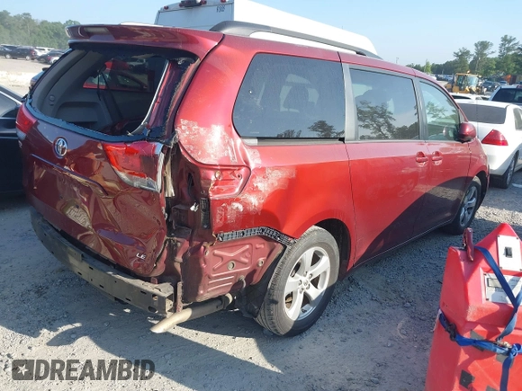 2012 Toyota Sienna LE AAS with VIN 5TDKK3DC8CS263136, listed as a IAAI auction lot 42404929 with 229,848 mi miles and . Bid and sale history available at DreamBid. Image 4.