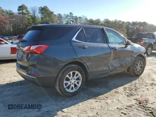 2018 Chevrolet Equinox LT with VIN 2GNAXSEV5J6185274, listed as a Copart auction lot 49401375 with 65,669 mi miles and Salvage Title. Bid and sale history available at carsss.com. Image 3.