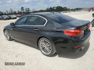 2018 BMW 5 Series 530i with VIN WBAJA5C54JG899845, listed as a Copart auction lot 48994145 with 57,379 mi miles and Salvage Title. Bid and sale history available at DreamBid. Image 2.