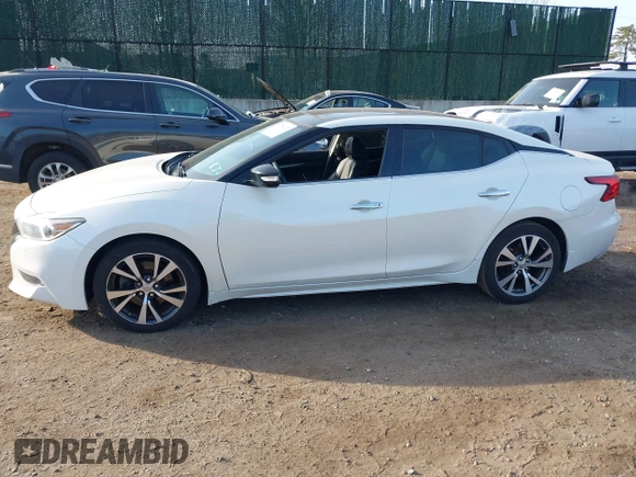 2017 Nissan Maxima SV with VIN 1N4AA6AP9HC413793, listed as a IAAI auction lot 41774072 with 131,620 mi miles. Bid and sale history available at carsss.com. Image 14.
