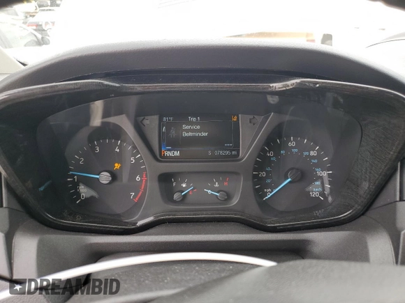 2018 Ford Transit with VIN 1FTYE9ZG7JKA53471, listed as a Copart auction lot 76933234 with 78,295 mi miles and Salvage title. Bid and sale history available at DreamBid. Image 9.