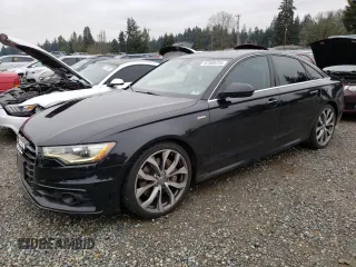 2013 Audi A6 3.0T Prestige with VIN WAUJGAFCXDN088326, listed as a Copart auction lot 87369724 with 138,864 mi miles and Clean Title. Bid and sale history available at carsss.com. Image 1.