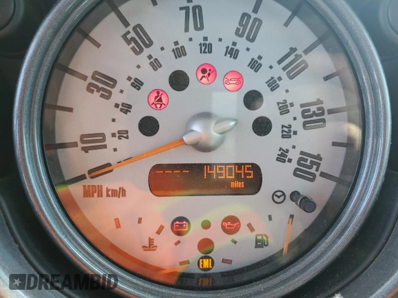 2006 MINI Hardtop S z VIN WMWRE33576TN27734, wystawiony jako Copart lot #54186405 z przebiegiem 149 045 mil mil oraz Szkoda całkowita • Salvage title. Historia ofert i sprzedaży dostępna na DreamBid. Obrazek 9.