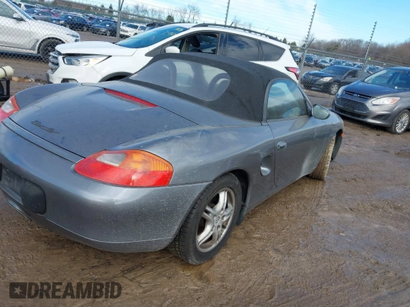 2002 Porsche Boxster with VIN WP0CA29892U625393, listed as a IAAI auction lot 41519494 with 127,790 mi miles and . Bid and sale history available at DreamBid. Image 4.