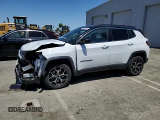 2025 Jeep Compass Limited с VIN 3C4NJDCN3ST510320, выставлен на аукционе Copart как лот 66579635 с пробегом 26 715 миль миль и Чистый • Clean title. История ставок и продаж доступна на DreamBid. Изображение 1.