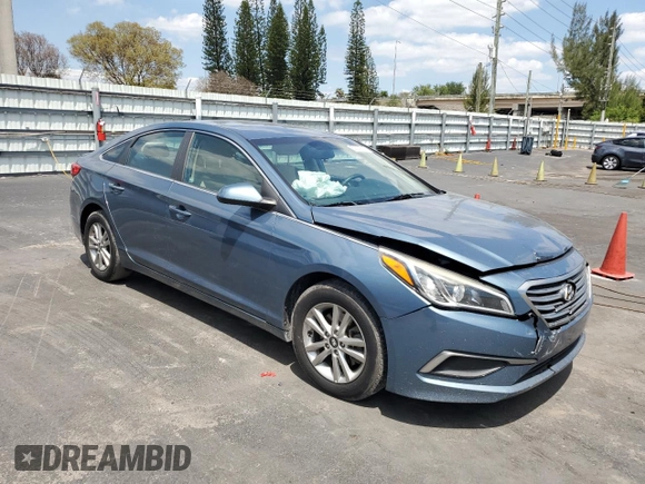 2017 Hyundai Sonata 2.4L with VIN 5NPE24AF6HH519501, listed as a Copart auction lot 53029545 with 90,226 mi miles and Salvage Title. Bid and sale history available at carsss.com. Image 4.