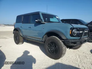 2021 Ford Bronco First Edition with VIN 1FMEE5EP3MLA42950, listed as a Copart auction lot 76982664 with Not Provided miles and Non Repairable. Bid and sale history available at DreamBid. Image 4.