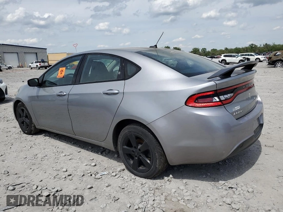 2015 Dodge Dart SXT with VIN 1C3CDFBB2FD146196, listed as a Copart auction lot 54125425 with 137,820 mi miles and Salvage title. Bid and sale history available at DreamBid. Image 2.