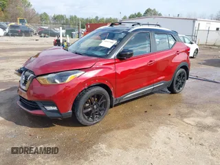 2019 Nissan Kicks SR with VIN 3N1CP5CUXKL500664, listed as a IAAI auction lot 41517100 with 244,247 mi miles. Bid and sale history available at carsss.com. Image 2.