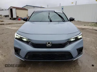 2023 Honda Civic Sedan Sport with VIN 2HGFE2F56PH557478, listed as a Copart auction lot 51128735 with 9,749 mi miles and Salvage Title. Bid and sale history available at carsss.com. Image 5.