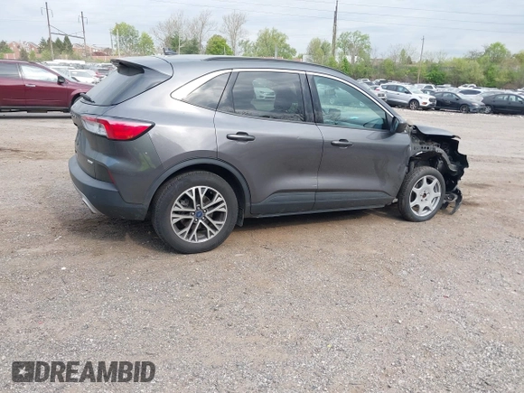 2020 Ford Escape SEL with VIN 1FMCU0H68LUA61096, listed as a IAAI auction lot 42062185 with 60,972 mi miles and . Bid and sale history available at carsss.com. Image 4.