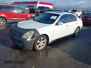 2003 Infiniti G35 w/Leather z VIN JNKCV51E73M021817, wystawiony jako IAAI lot #42489066 z przebiegiem 288 190 mil mil oraz . Historia ofert i sprzedaży dostępna na DreamBid. Obrazek 2.