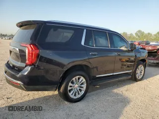 2021 GMC Yukon SLT with VIN 1GKS1BKT8MR388139, listed as a Copart auction lot 52368645 with 59,602 mi miles and Salvage Title. Bid and sale history available at carsss.com. Image 3.
