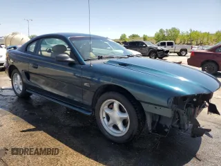 1995 Ford Mustang GT with VIN 1FALP42T5SF103346, listed as a Copart auction lot 56422635 with 31,616 mi miles and Salvage title. Bid and sale history available at DreamBid. Image 4.