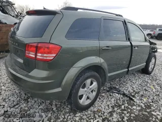 2016 Dodge Journey SE with VIN 3C4PDCAB9GT187126, listed as a Copart auction lot 46123345 with 123,036 mi miles and Salvage Title. Bid and sale history available at carsss.com. Image 3.