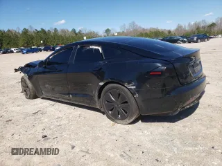 2023 Tesla Model S with VIN 5YJSA1E59PF526333, listed as a Copart auction lot 50607085 with Not provided miles and Salvage title. Bid and sale history available at DreamBid. Image 2.