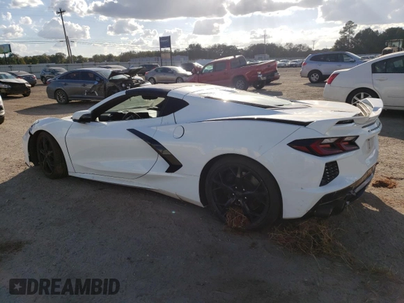 2020 Chevrolet Corvette 2LT with VIN 1G1Y72D47L5109191, listed as a Copart auction lot 77232024 with 48,644 mi miles and Salvage Title. Bid and sale history available at carsss.com. Image 2.