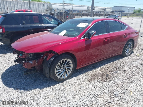 2019 Lexus ES with VIN 58ABZ1B16KU011174, listed as a IAAI auction lot 42032730 with 40,720 mi miles. Bid and sale history available at carsss.com. Image 17.