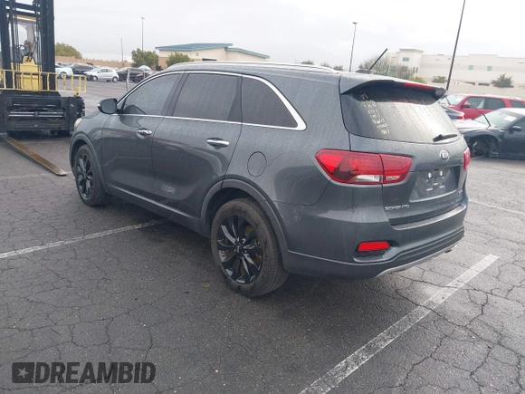 2020 Kia Sorento EX V6 with VIN 5XYPH4A55LG665371, listed as a IAAI auction lot 41719572 with 87,759 mi miles. Bid and sale history available at carsss.com. Image 3.
