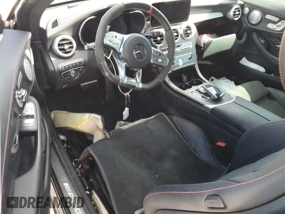 2021 Mercedes-Benz C 43 AMG with VIN W1KWJ6EB0MG091570, listed as a Copart auction lot 77256964 with Not provided miles and Non repairable. Bid and sale history available at DreamBid. Image 8.
