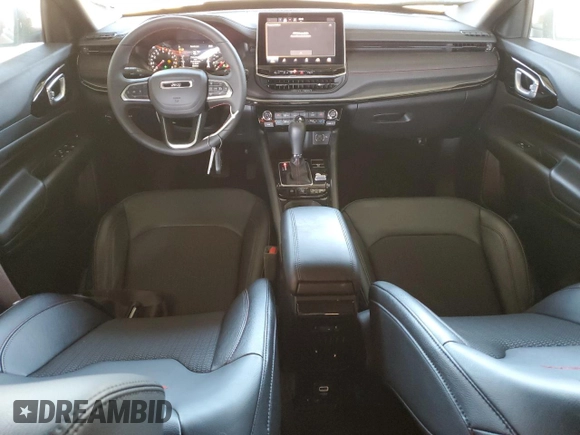 2025 Jeep Compass Trailhawk with VIN 3C4NJDDNXST553759, listed as a Copart auction lot 64247685 with 9,314 mi miles and Salvage title. Bid and sale history available at DreamBid. Image 8.