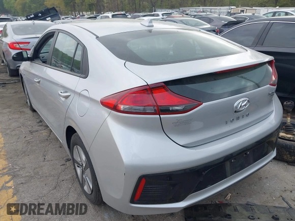 2017 Hyundai Ioniq Blue with VIN KMHC65LC2HU048243, listed as a IAAI auction lot 41945177 with 96,215 mi miles and . Bid and sale history available at DreamBid. Image 3.