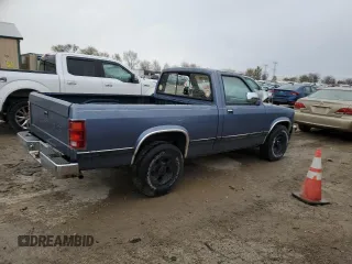 1989 Dodge Dakota with VIN 1B7FL26X3KS146546, listed as a Copart auction lot 81859624 with 16,824 mi miles and Clean Title. Bid and sale history available at carsss.com. Image 3.