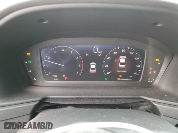 2023 Honda Accord LX with VIN 1HGCY1F28PA015971, listed as a Copart auction lot 46625915 with 14,842 mi miles and Salvage Title. Bid and sale history available at DreamBid. Image 9.