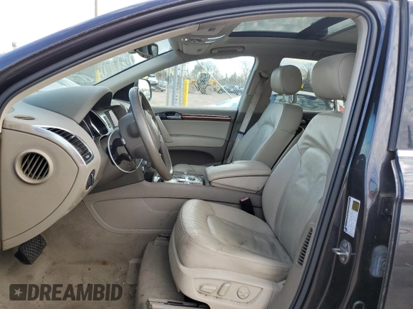 2009 Audi Q7 with VIN WA1AY74L29D009955, listed as a Copart auction lot 87280734 with 0 mi miles and Clean Title. Bid and sale history available at carsss.com. Image 7.