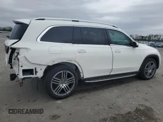 2021 Mercedes-Benz GLS 450 with VIN 4JGFF5KE7MA329482, listed as a Copart auction lot 51174055 with 83,603 mi miles and Salvage Title. Bid and sale history available at DreamBid. Image 3.