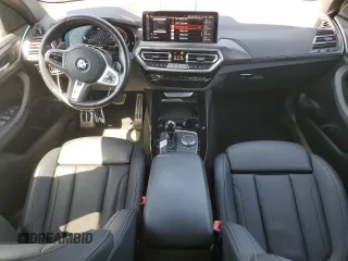 2023 BMW X3 sDrive30i with VIN 5UX43DP05P9P87523, listed as a Copart auction lot 52484675 with 24,834 mi miles and Salvage Title. Bid and sale history available at DreamBid. Image 8.