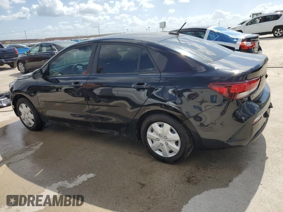 2022 Kia Rio S with VIN 3KPA24AD5NE441693, listed as a Copart auction lot 59538034 with 23,894 mi miles and Clean Title. Bid and sale history available at DreamBid. Image 2.
