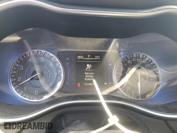 2015 Chrysler 200 Limited with VIN 1C3CCCAB6FN748287, listed as a Copart auction lot 53110255 with 151,489 mi miles and Salvage Title. Bid and sale history available at carsss.com. Image 9.