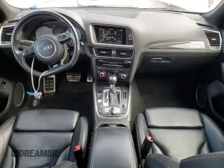 2017 Audi SQ5 Premium Plus with VIN WA1CCAFP5HA083262, listed as a Copart auction lot 46470175 with 117,460 mi miles and Salvage Title. Bid and sale history available at carsss.com. Image 8.