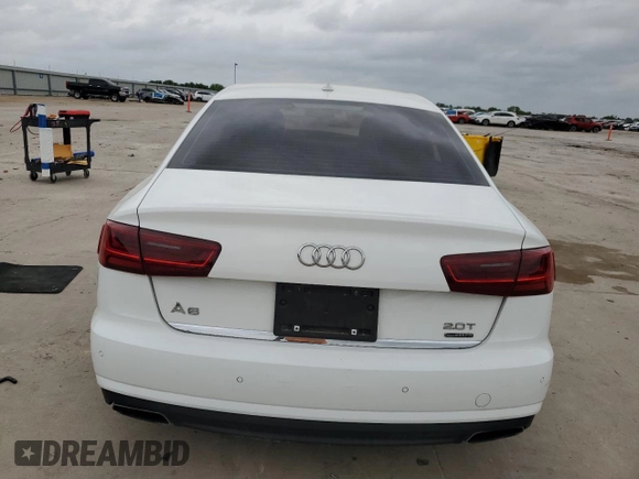 2016 Audi A6 Premium with VIN WAUFFAFCXGN043643, listed as a Copart auction lot 54610795 with Not provided miles and Salvage title. Bid and sale history available at DreamBid. Image 6.