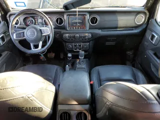 2019 Jeep Wrangler Unlimited Sahara with VIN 1C4HJXEG5KW570347, listed as a Copart auction lot 80388234 with 69,564 mi miles and Salvage Title. Bid and sale history available at carsss.com. Image 8.