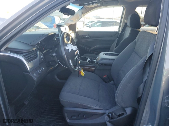 2018 Chevrolet Suburban LS with VIN 1GNSKGKC1JR201493, listed as a Copart auction lot 87856345 with NaN miles and Salvage Title. Bid and sale history available at carsss.com. Image 7.