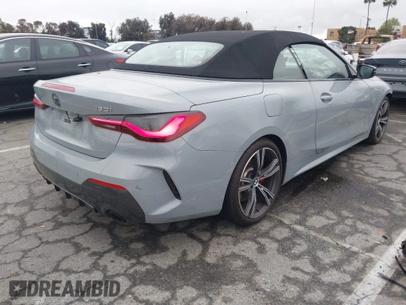 2024 BMW 4 Series 430i z VIN WBA23AT03RCP22962, wystawiony jako IAAI lot #41501751 z przebiegiem 26 632 mil mil oraz . Historia ofert i sprzedaży dostępna na DreamBid. Obrazek 4.