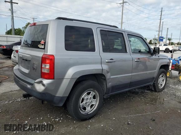 2016 Jeep Patriot Sport with VIN 1C4NJRBB8GD556940, listed as a Copart auction lot 57268185 with 120,297 mi miles and Salvage title. Bid and sale history available at DreamBid. Image 3.