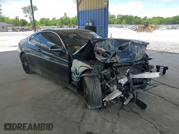 2015 BMW 4 Series 428i xDrive with VIN WBA3N9C52FK248299, listed as a Copart auction lot 55392405 with 88,588 mi miles and Salvage title. Bid and sale history available at DreamBid. Image 13.