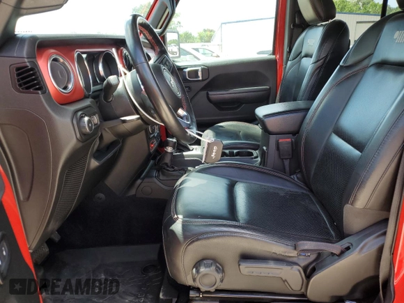 2021 Jeep Wrangler Unlimited Rubicon with VIN 1C4JJXFM3MW732694, listed as a Copart auction lot 54903565 with 70,532 mi miles and Salvage title. Bid and sale history available at DreamBid. Image 7.
